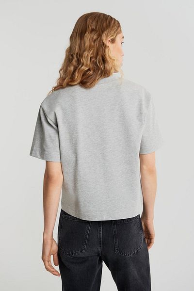 Madmext Mad Girls Grey T-Shirt Mg1284