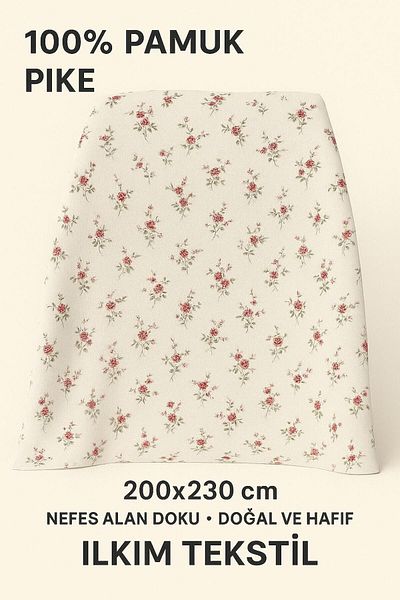 İlkim Cotton Pique 100% 200X230 cm