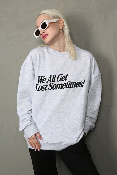 Madmext Sweatshirt mit Karmelange-Print MG1901