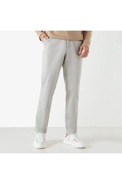 Smart Textured Regular Fit Trousers with Pockets
