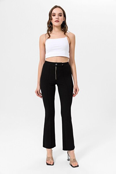 İKLİM LİFE Çift Düğmeli Venedik Pantolon