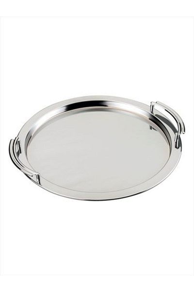 Paşabahçe Metal Round Tray - Guest