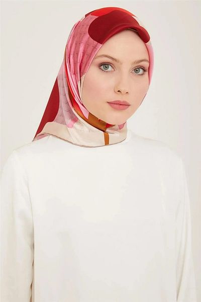 Armine Armi̇ne Twill Silk Scarf 2024 Summer Season 9119D02-05