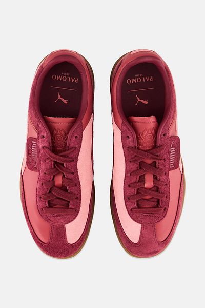 Puma Puma X Palomo Men Palermo Palomo Lace Up Outdoor Sneakers, Maroon