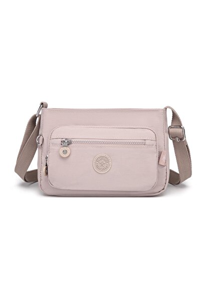 SMART BAGS SMARTBAGS KRİNKIL KUMAŞ KADIN ÇAPRAZ ÇANTA 2022-3270 KUM