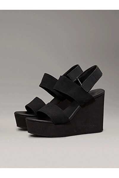 Calvin Klein WEDGE SANDAL WEBBING IN Kadın Sandalet YW0YW01790-0GJ