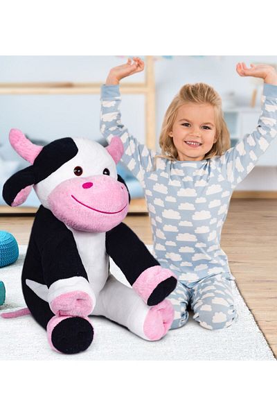 Özgüner Oyuncak 110 cm Giant Sitting Cow Plush Toy – Giant Size Cuteness