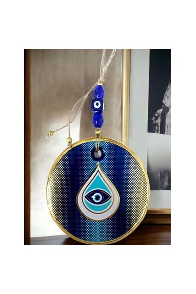 sesengo Ornament de perete cu mărgele cu model de picături de buline Decor de perete cu ochi