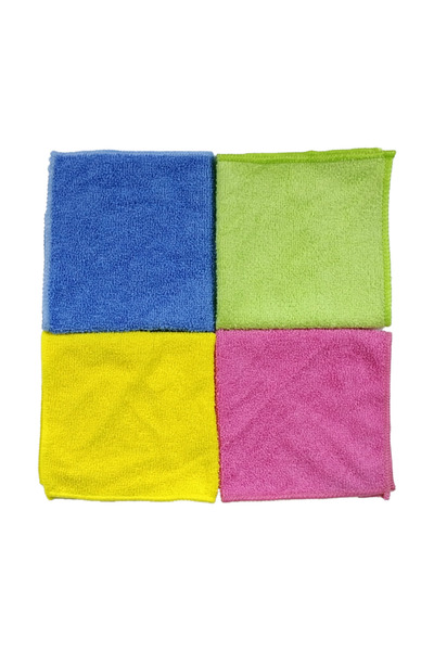 denizlicotton Pachet de 4 cârpe de curățare din microfibră