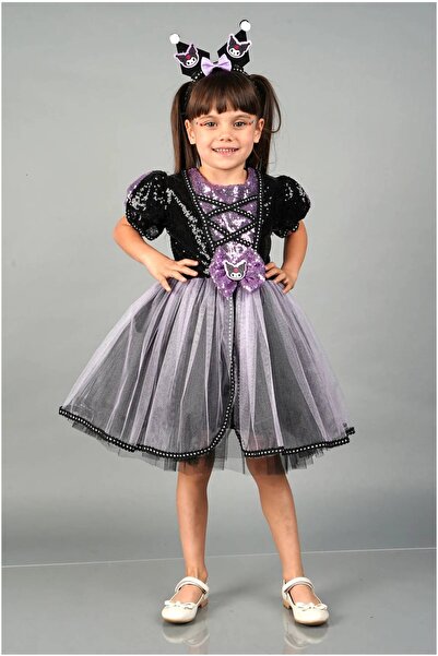 diamondstar Βραδινό φόρεμα για πάρτι γενεθλίων Kuromi Crown Ηλικία 3/10