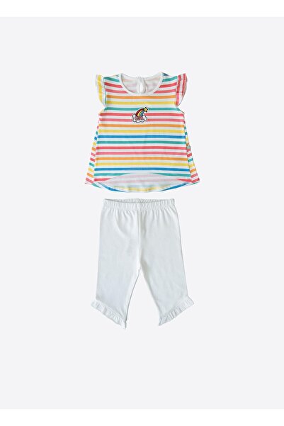 kitikate Organik Gökkuşağı 2'li Takım Çok Renkli