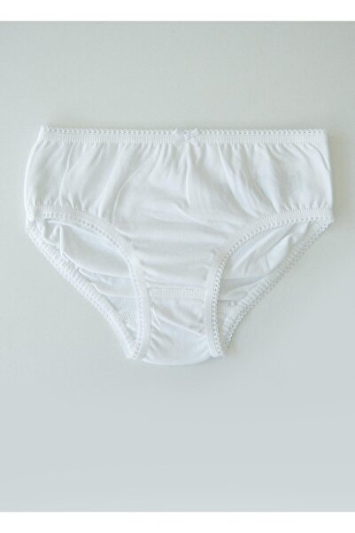 kitikate Organic Classic Girl's 3-Piece White Panties