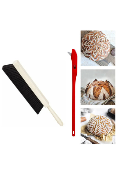 adin tasarım Tezgah Temizleme Fırçası ve Ekmek Çizme Jileti Ekmek Art Kalemi ...