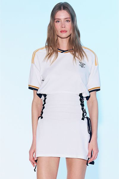 Sagaza Studio Ss6020 Isabeli κοντομάνικο μίνι φόρεμα