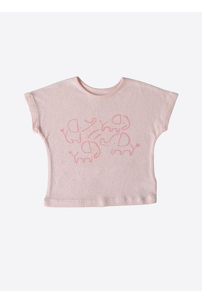 kitikate Organic Premium Towel Set of 2 Pink
