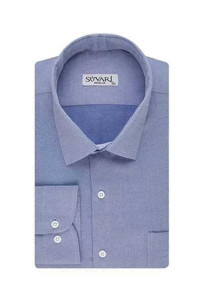 SÜVARİ Cămașă cu mânecă lungă cu model Dobby Slim Fit