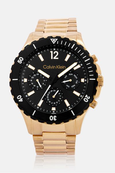 Calvin Klein Men 25200315 Sports For Him Watch, 44mm, Rose Gold