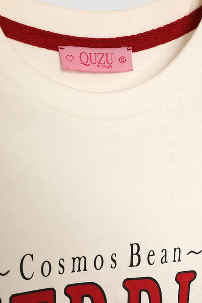 Quzu تي شيرت منقوش