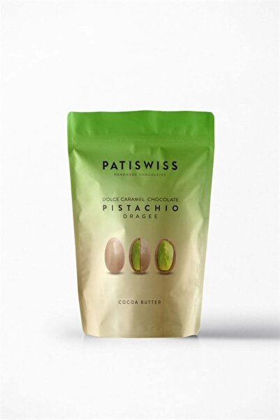 Patiswiss Dolce Karamel Çikolatalı Antep Fıstığı Draje, 80g