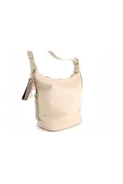 David Jones حقيبة كتف نسائية كريمية