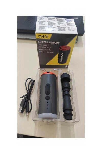 Rechargeable Air Pump & Flashlight 3-in-1 MİNİ ( Inflate/ Deflate / Light)