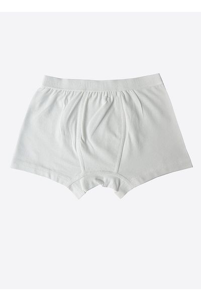 kitikate Boxer pentru bărbați, clasic, organic, 3 piese, alb