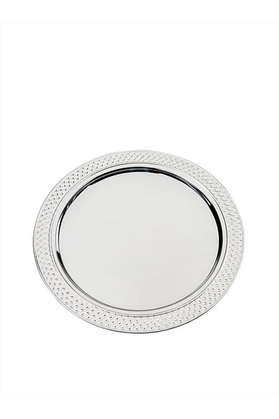 Paşabahçe Knitted Metal Tray 30 cm