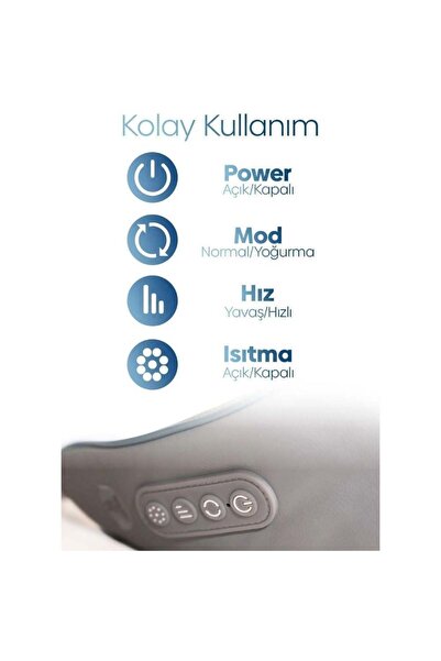 HZL 5 Başlıklı Boyun Masaj Aleti Boyun ve Omuz Ağrılarına Son Tüm Vücut Uyumlu