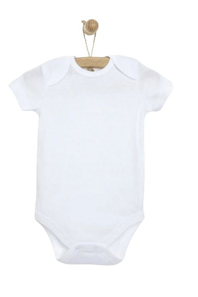 mixibaby Mixi Baby 100% Cotton Short Sleeve Baby Bodysuit Set of 3 Unisex