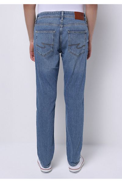 Colin's Pantaloni de jeans albaștri pentru bărbați, cu croiala dreaptă