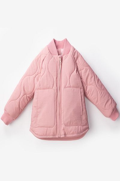 PODIUM GYM New Trend Basic Unisex Crinkle -Water Repellent-Quilted Coat Children-Baby Jacket-Mount