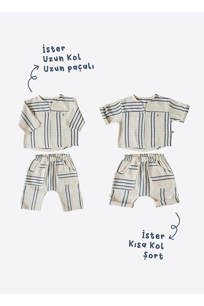 kitikate Bohemian Set of 2 Blue
