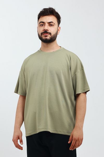 OXVİN Ανδρικό μπλουζάκι Oversize MODAL FABRIC Μαλακό που δεν ξεθωριάζει Basic φαρδύ μπλουζάκι