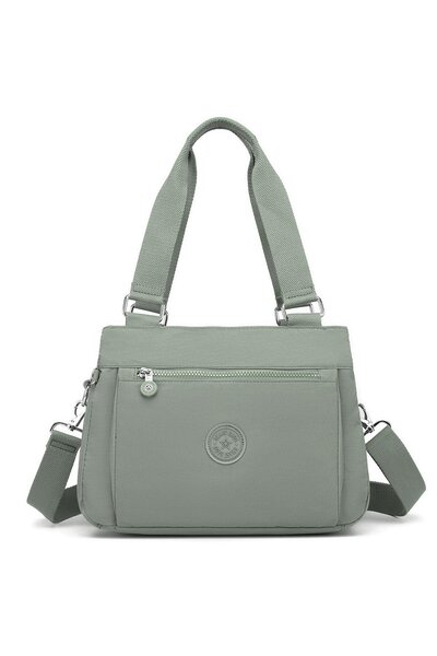 SMART BAGS SMARTBAGS KIRİNKIL KUMAŞ KADIN OMUZ ÇANTASI 2022-1125 YEŞİL