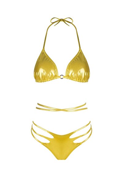 AYYILDIZ 5645 Bright Yellow Bikini Set