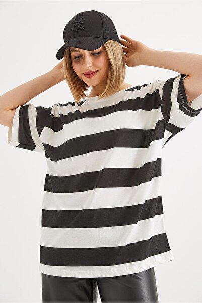 İKLİM LİFE Μπλουζάκι με χοντρές ρίγες