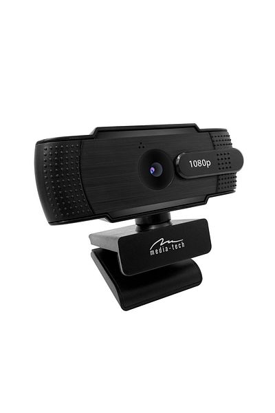 Mediatech Camera Web optimizata pentru scoala online Media-Tech LOOK V Privacy MT4107, inregistrare FHD 1080p