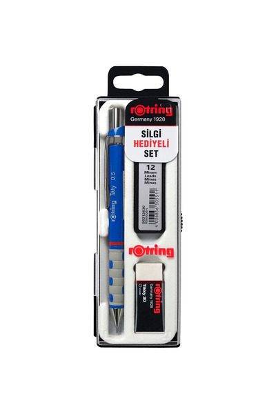 Rotring Tikky Kalem Seti 0.5 mm Kalem Silgi Kalem Ucu