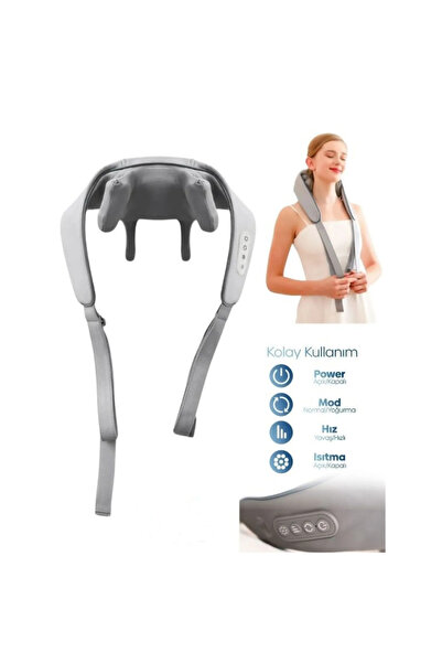HZL 5 Başlıklı Boyun Masaj Aleti Boyun ve Omuz Ağrılarına Son Tüm Vücut Uyumlu