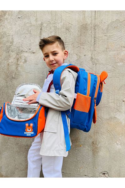 Çanta Trend Nutrition Pen Holder and School Backpack Set of 3 (Suitable for Kindergarten Group)