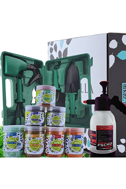 VİOLLA مكون من 4 منتجات مهمة في بكج واحد متكامل لتسميد وصيانة الحديقة