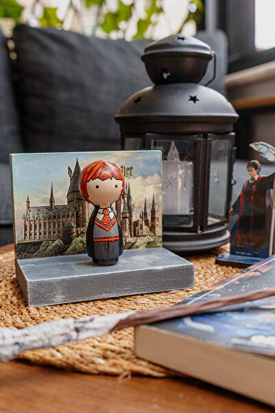 VUUKU Harry Potter Themed Wooden Peg Decorative Note & Book Holder - Ron Weas...