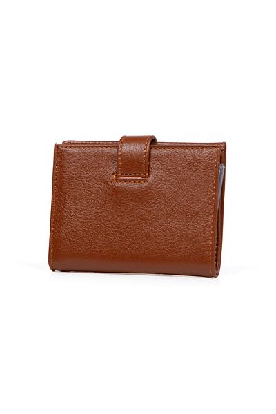 Newish Polo Men's Genuine Leather Wallet and Card Holder – Tan