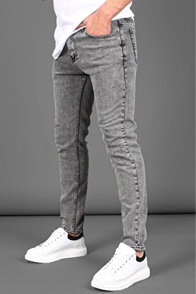 Madmext Men's Smoked Skinny Fit Jeans 5679