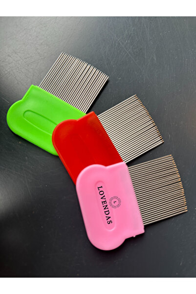 Lovendas Metal Bit Tarağı Sık Dişli Paslanmaz Çelik