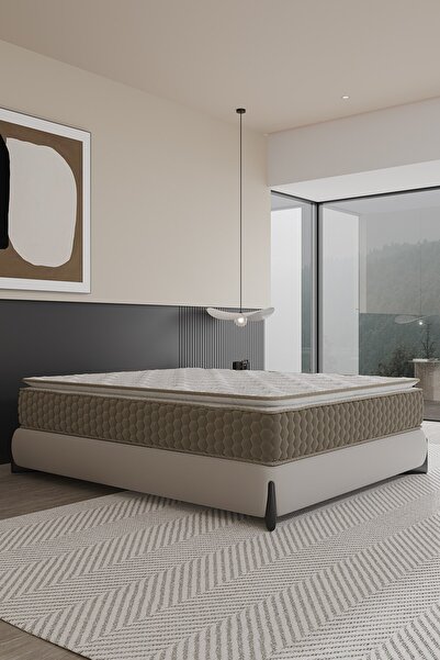 ARGİMO Argimo Mocha Çift Kişilik Pedli Paket Yaylı Yatak 30 cm