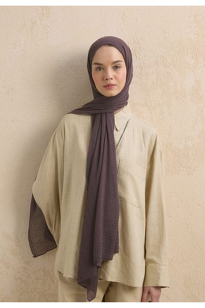 Fresh Modal Krinkil Shawl Lilac