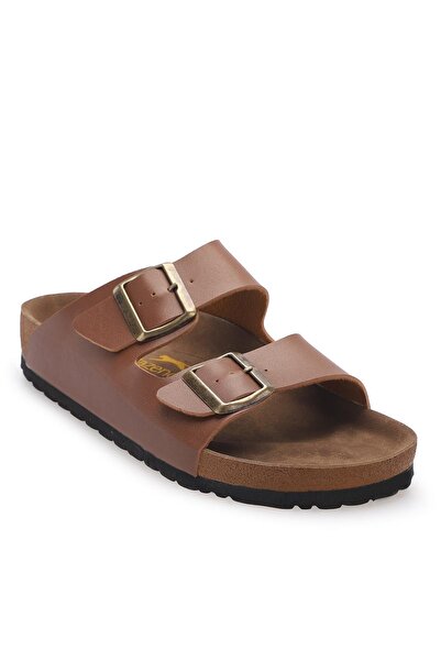 Slazenger Дамски чехли Lens Arizona с двойна катарама в кафяво