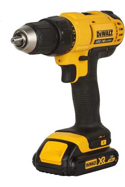 Dewalt مثقاب صغير الحجم مع بطارية 1.5 أمبير/ساعة، أصفر/أسود، DCD771S2