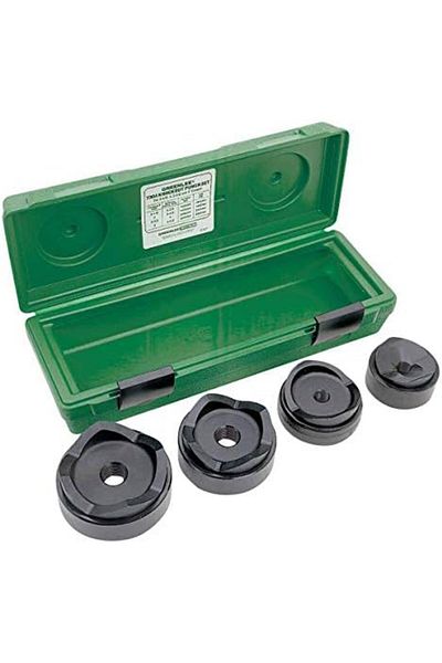Greenlee 7304 Standard Punches and Dies For 2-1/2 through 4-Inch Conduit